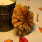 Scented Floral Candle - Medium Holder