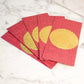 Scented Pink Envelope With Rangoli Design ( Pack Of 5)