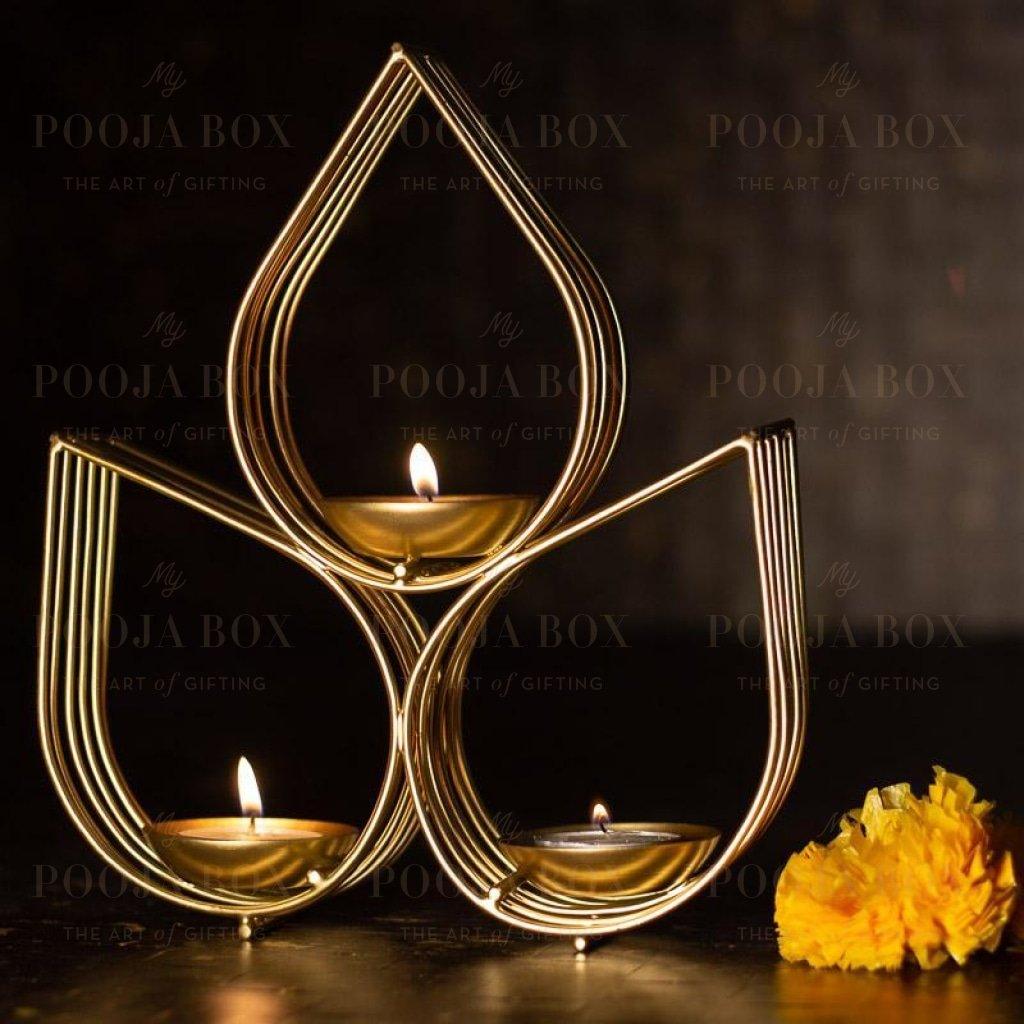 Set Of 5 Akriti T-Light Holders Limited Edition