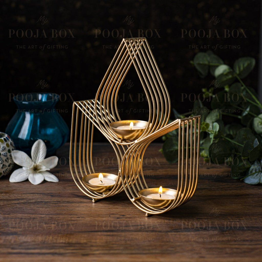 Set Of 5 Akriti T-Light Holders Limited Edition