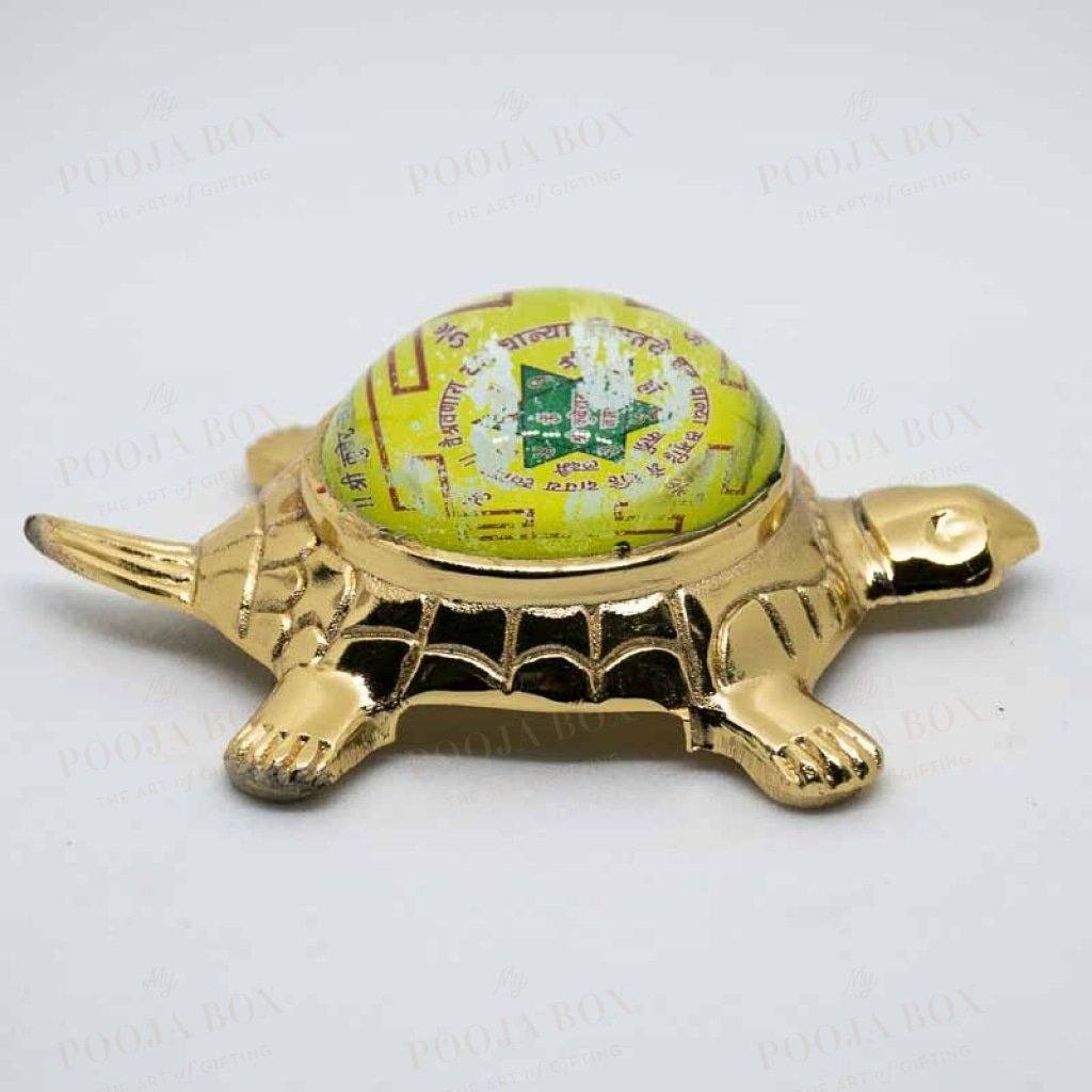 Shri Kuber Yantra Tortoise Hanging With Divya Mantra