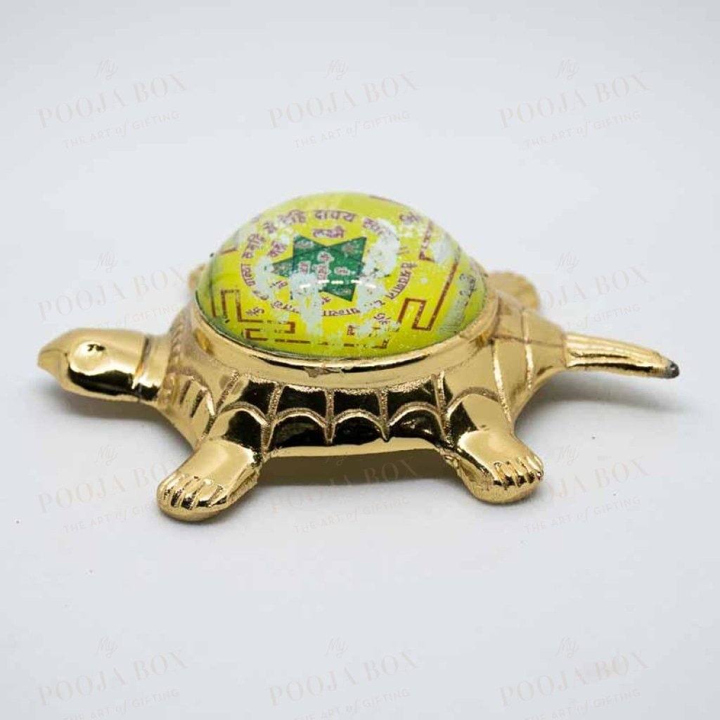 Shri Kuber Yantra Tortoise Hanging With Divya Mantra