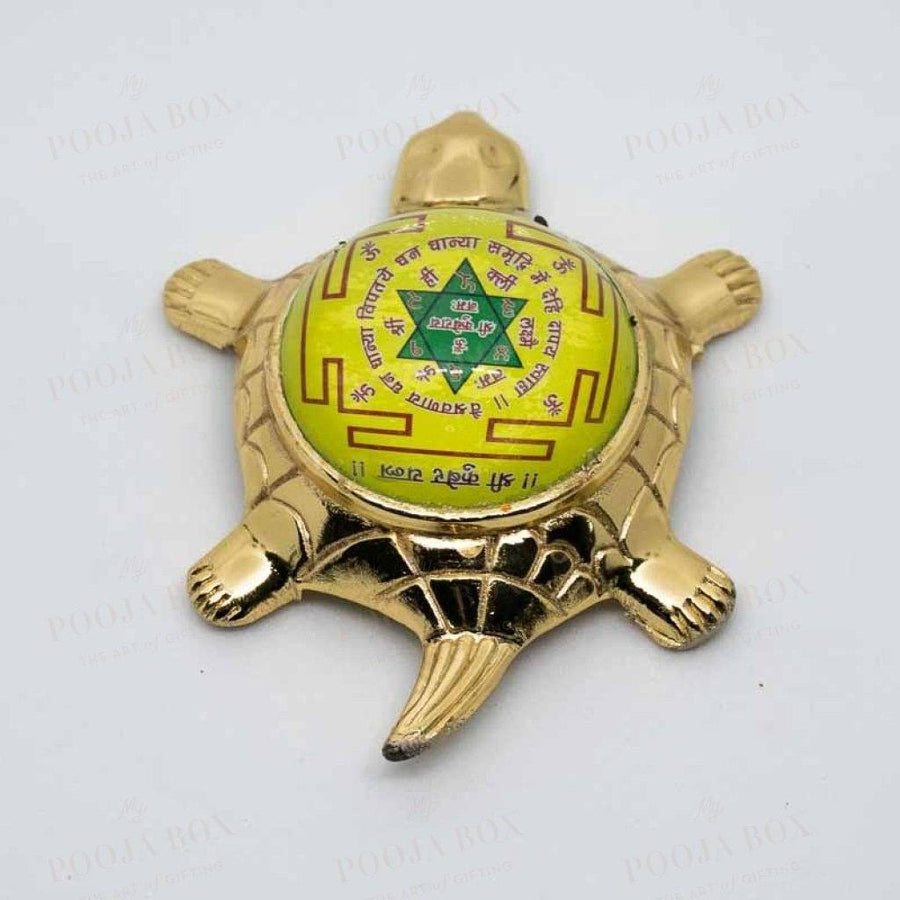 Shri Kuber Yantra Tortoise Hanging With Divya Mantra