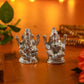 Silver Ganesh Laxmi Murti For Home Decor Idols