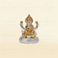 Silver Plated Laxmi With Round Base Idols