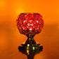 Sparkling Crystal Studded Red Candle Holder