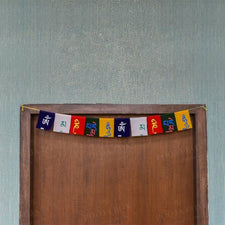 Tibetan Buddhist Prayer Flag Door Hanging