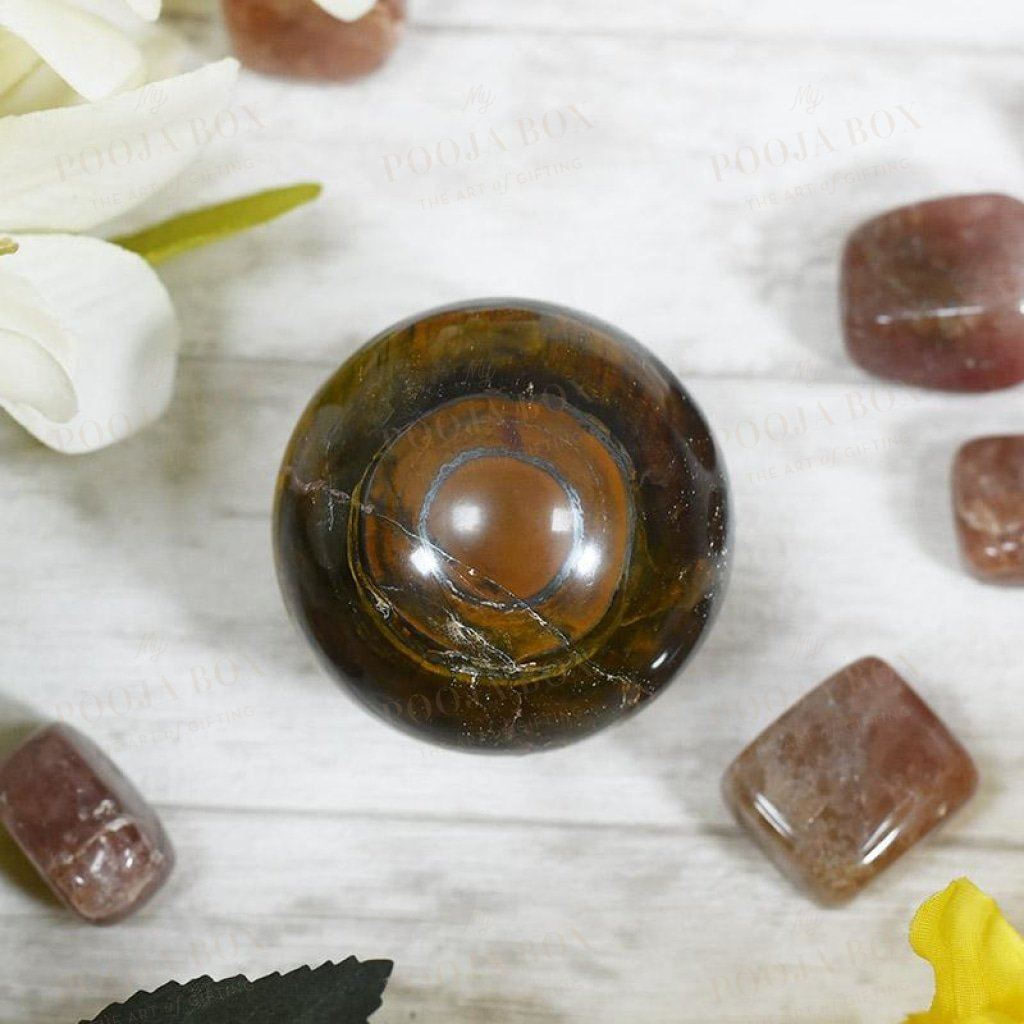 Tiger Eye Natural Ball Reiki Balls