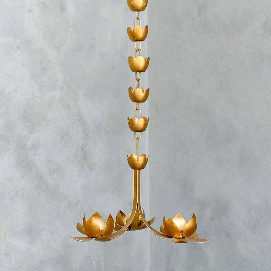 Tri-Flower Tea Light Hanging Home Decor
