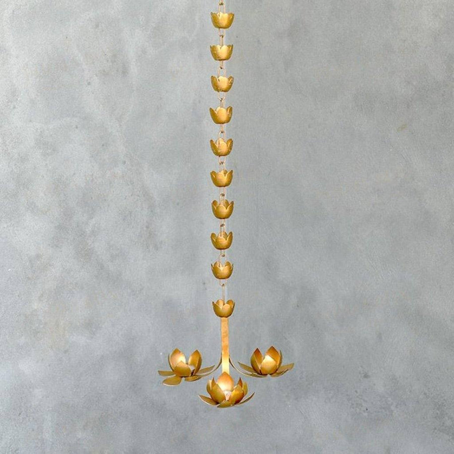 Tri-Flower Tea Light Hanging Home Decor