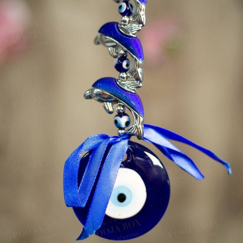 Turkish Evil Eye & Fish Wall Hanging Amulet Feng Shui