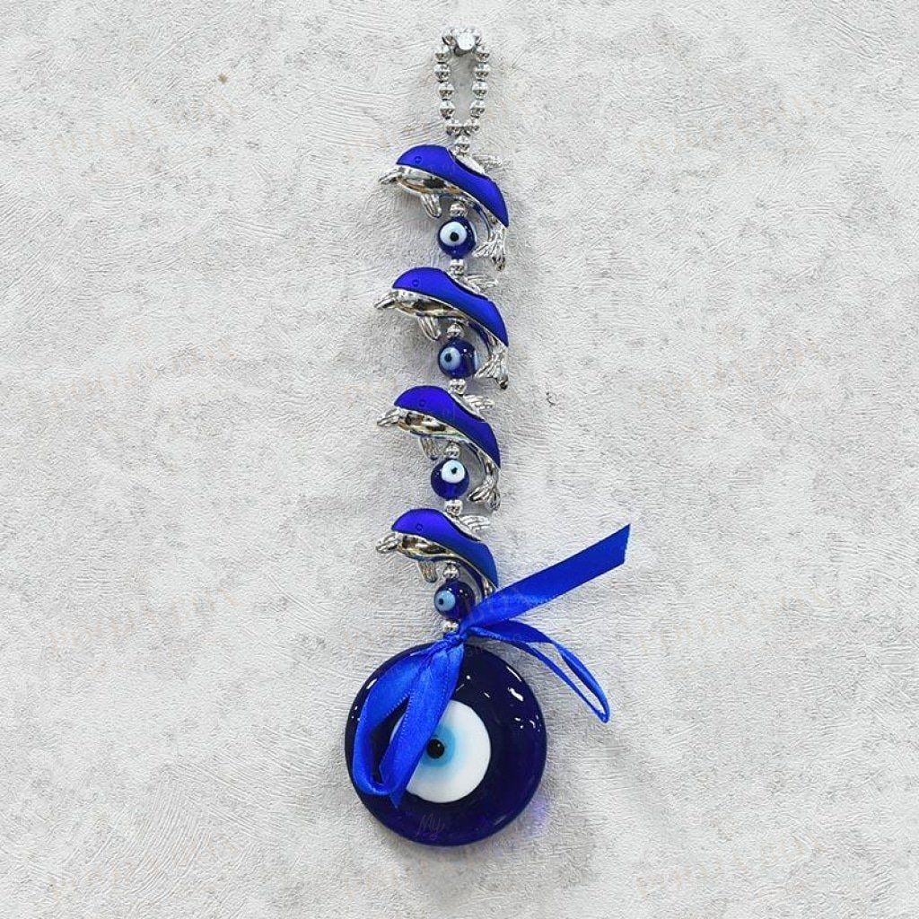 Turkish Evil Eye & Fish Wall Hanging Amulet Feng Shui