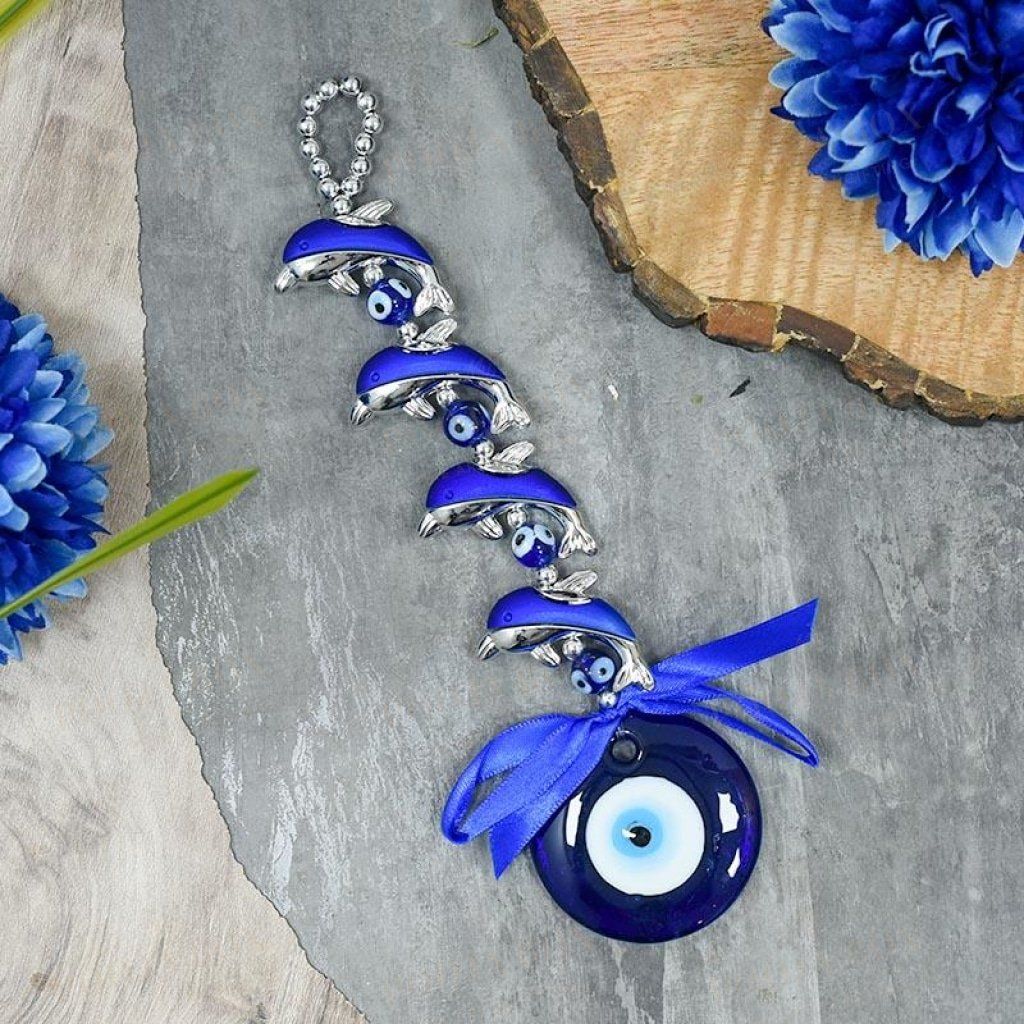 Turkish Evil Eye & Fish Wall Hanging Amulet Feng Shui