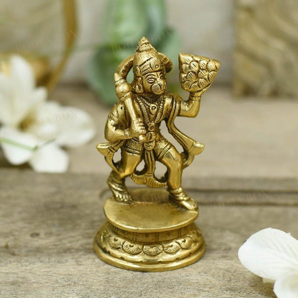 Vital Brass Hanuman Murti Idol