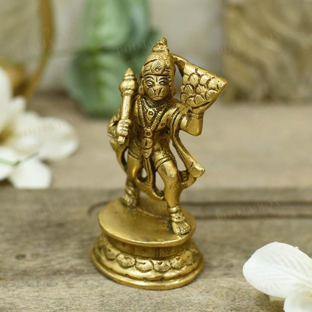 Vital Brass Hanuman Murti Idol