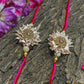 Zardosi Gota Patti Rakhi Set Of 2