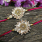Zardosi Gota Patti Rakhi Set Of 2