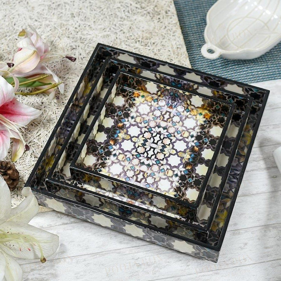 Zaria Multicolor Serving Tray Crockery